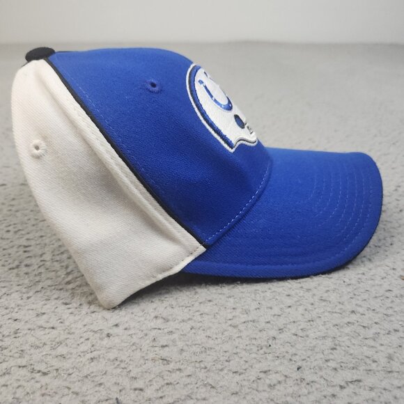 Indianapolis Colts Hat Cap Fitted Reebok Blue White NFL Football Throwbacks - Picture 4 of 8